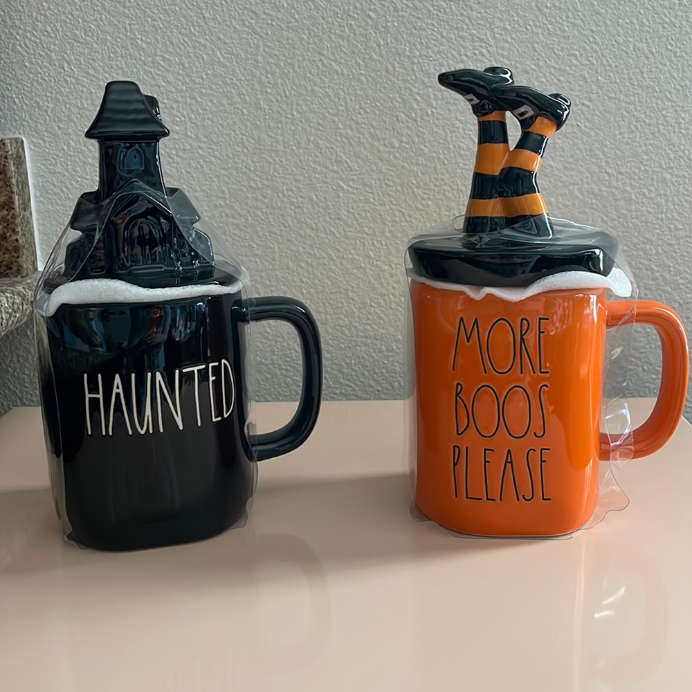 Rae Dunn Halloween Coffee Mug Set 🎃🍂